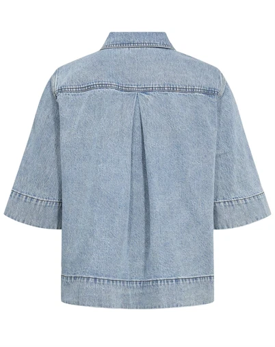 Nümph - NUMalaga Bluse - Light Blue Denim